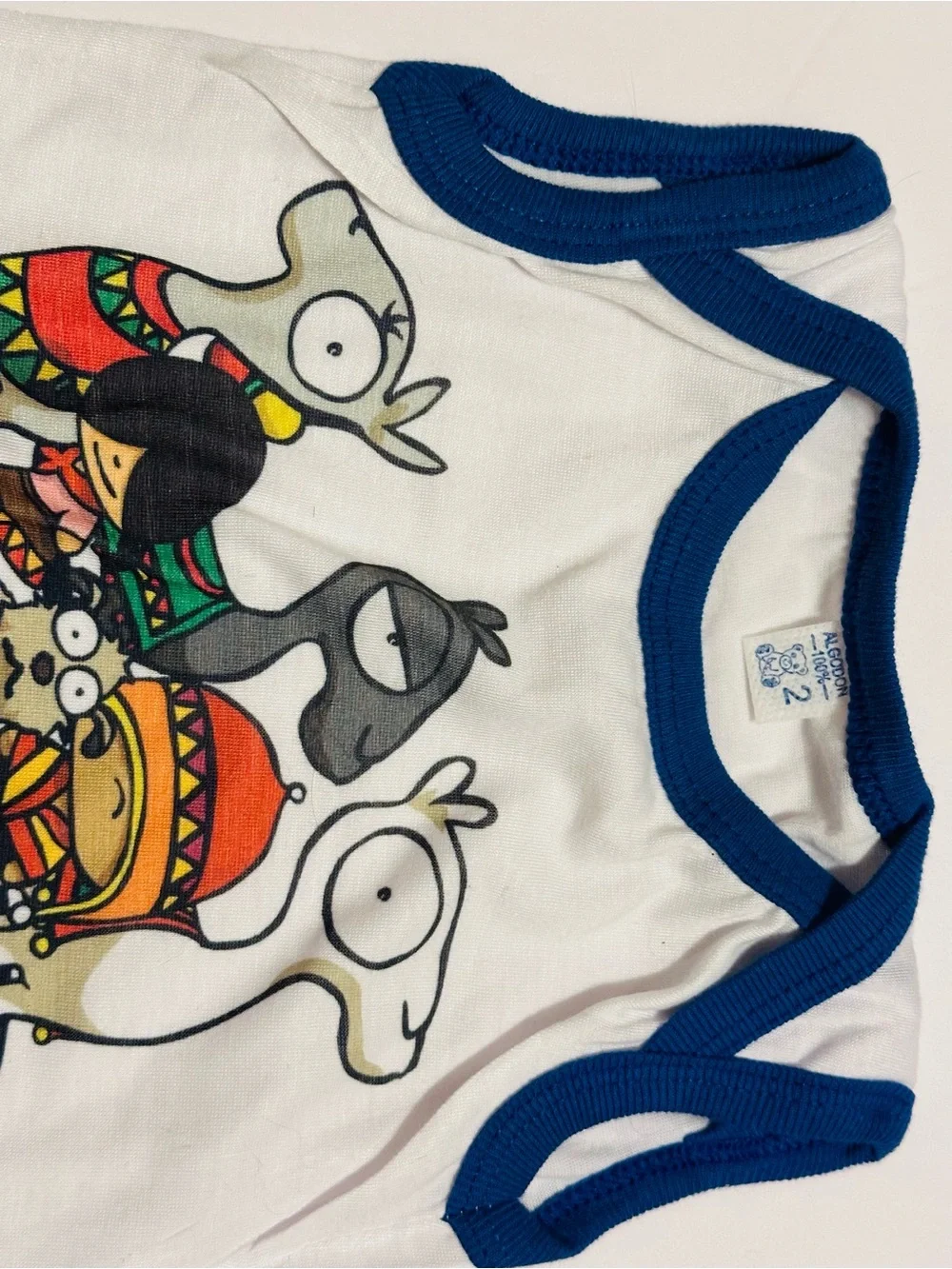Argentina Onesie! New Blue-Trim White Graphic Kids One-Piece Bodysuit!